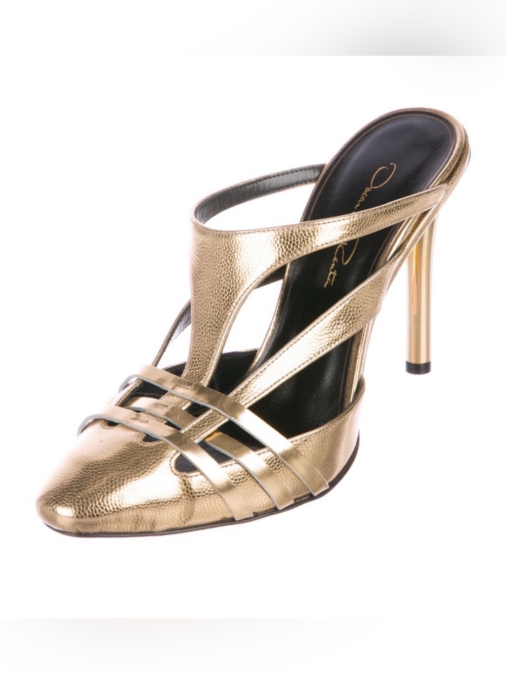 Oscar de la Renta
Metallic leather Mules
Size: 7.5 | IT 37.5
